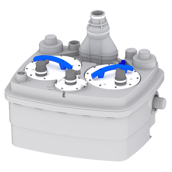 Sanicubic 2 Classic (Çift Motor) -Atık Su İstasyonu 45 Lt
