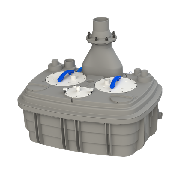 Sanicubic 2 VX - IP 68 (Çift Motor) - 120 Lt - Monofaze