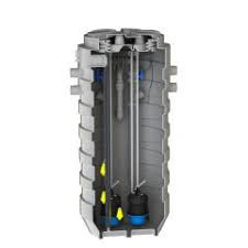 Sanifos 1300 2 VX S Vortex Çarklı Çift Pompalı Monofaze Tahliye İstasyonu