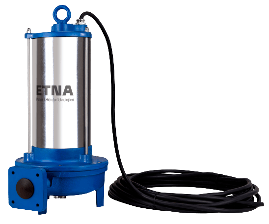 ETNA EFP 22DP Parçalayıcı Bıçaklı Foseptik ve Dalgıç Drenaj Pompaları 