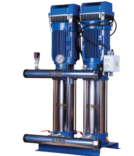 ETNA  Frekans Kontrollü İki Pompa Hidrofor (2 HF KO 4/4-0,75 )