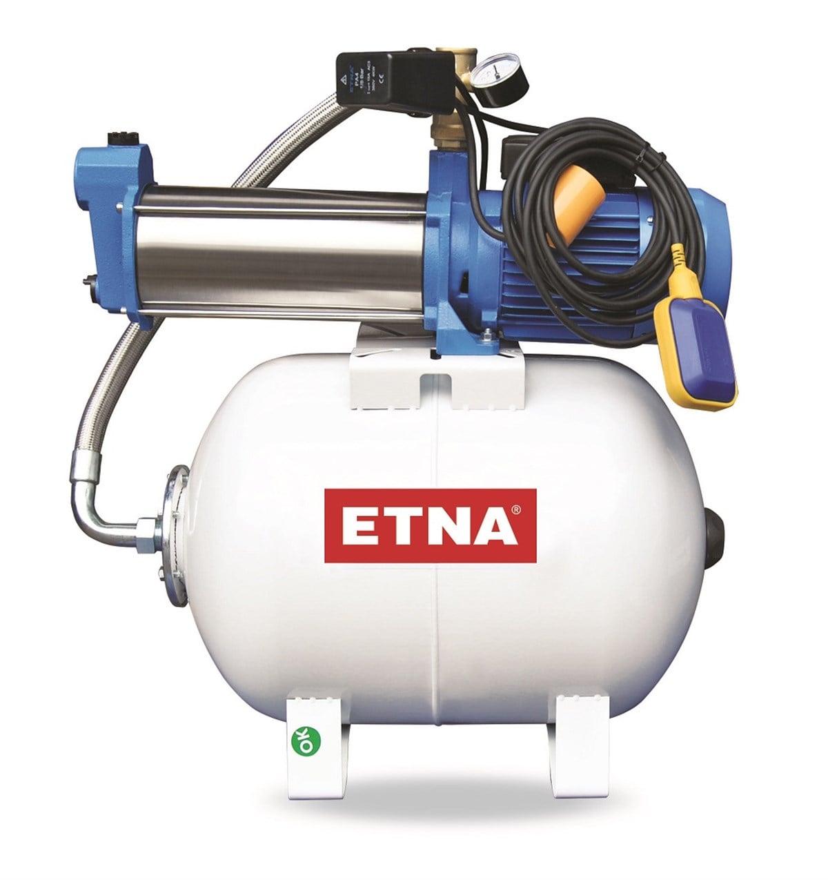 ETNA YPH 90-50 WS (17Kat-22Daire) - 50lt. Tanklı Santrifüj Pompalı Paket Hidrofor