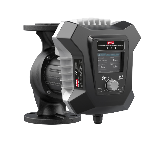 EtnaECP 32-120F 220 Flanşlı Frekans Kontrollü Islak Rotorlu Sirkülasyon Pompası