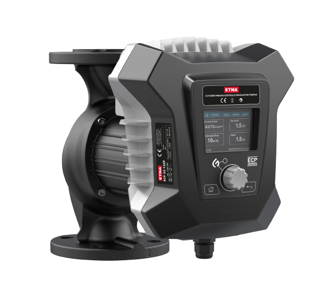 EtnaECP 32-120F 220 Flanşlı Frekans Kontrollü Islak Rotorlu Sirkülasyon Pompası