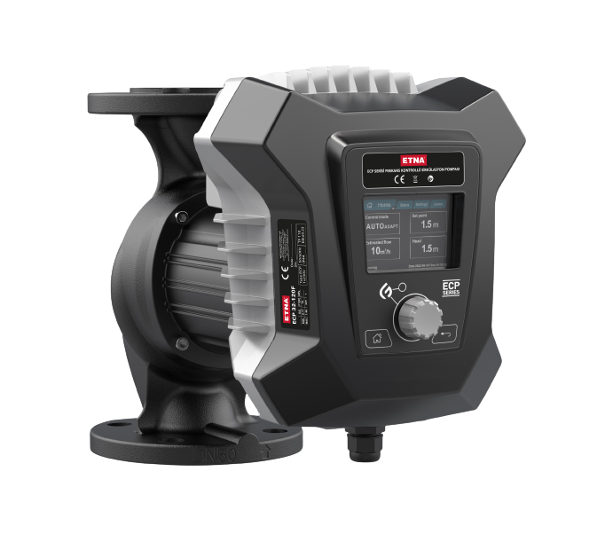 EtnaECP 32-120F 220 Flanşlı Frekans Kontrollü Islak Rotorlu Sirkülasyon Pompası