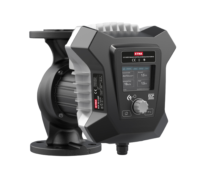 EtnaECP 32-120F 220 Flanşlı Frekans Kontrollü Islak Rotorlu Sirkülasyon Pompası