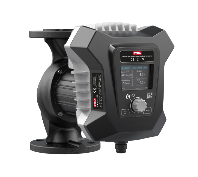 EtnaECP 32-120F 220 Flanşlı Frekans Kontrollü Islak Rotorlu Sirkülasyon Pompası