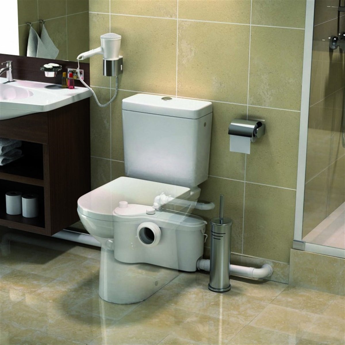Sanibest Pro - WC+ 3 Ünite Fos.Tah.Cih. - 18 Lt