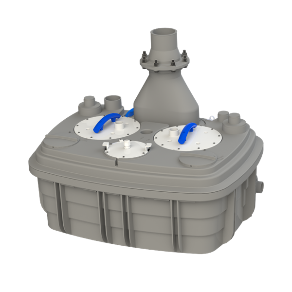Sanicubic 2 VX IP 68 (Çift Pompalı) - 120 Lt - Trifaze
