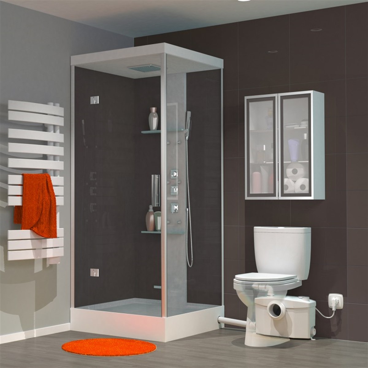 Sanipro XR - WC+3 Ünite Fos. Tah. Cihazı - 16 Lt