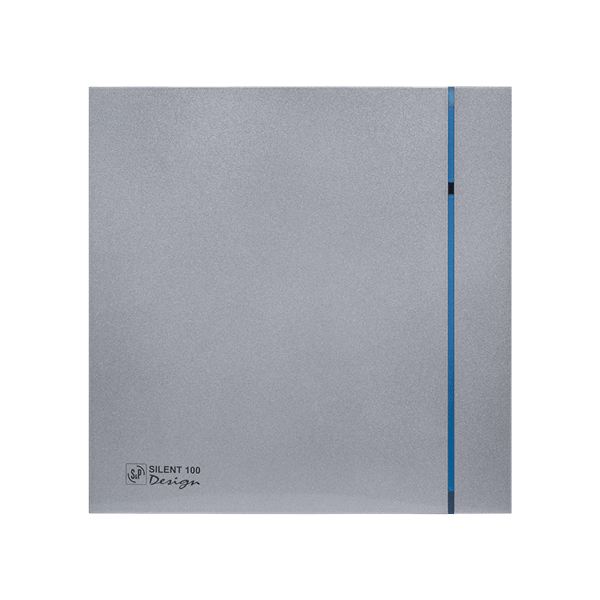 Soler Palau SILENT-100 CHZ SILVER DESIGN (Zamanlayıcılı ve Nem Sensörlü) Mini Aksiyel Fan 