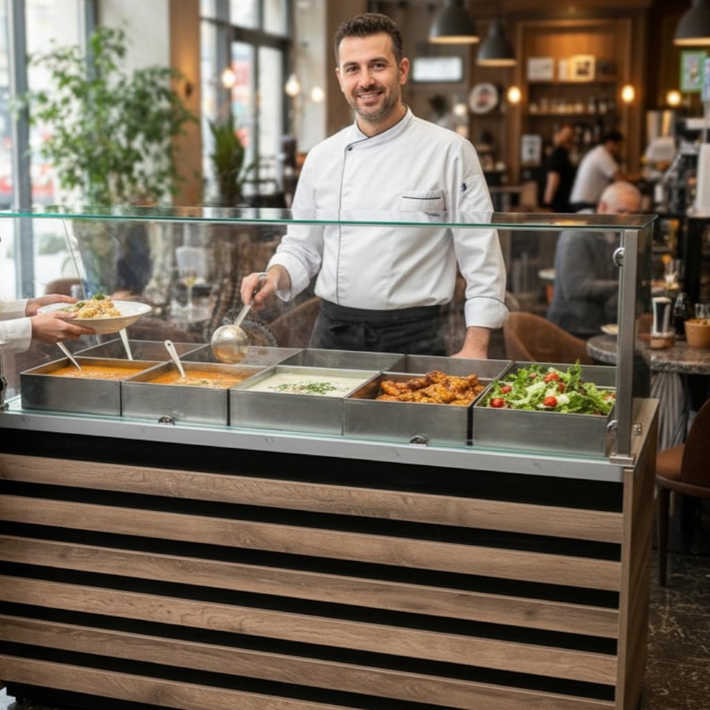 Benmari – Isıtmalı Yemek Servis Ünitesi Çeşitleri