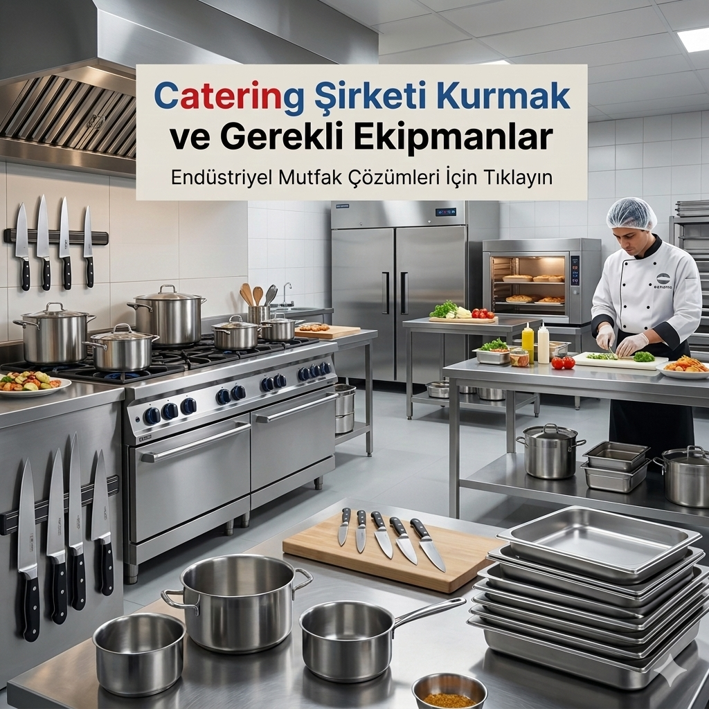 Catering Şirketi Kurmak: 2026 Mutfak Ekipmanları Listesi ve Maliyeti