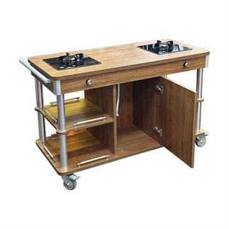 Ydg Flambe Servis Arabası, Çift Ocaklı