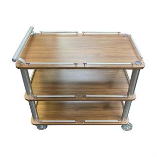 Ydg SA-01 Ahşap Servis Arabası, 3 Katlı, 88x53x75 cm