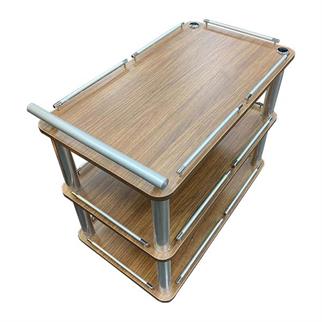 Ydg SA-01 Ahşap Servis Arabası, 3 Katlı, 88x53x75 cm