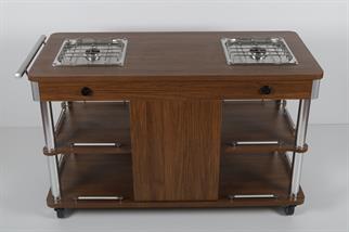 Ydg Milas Flambe Servis Arabası, İki Ocaklı