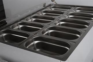 Ydg MZ08 Meze Servis Arabası, Ahşap, Soğutmalı, 109x63x110 cm