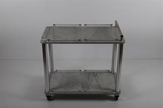 Ydg SA02 Servis Arabası, 2 Katlı, 88x53x75 cm