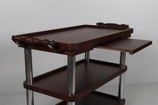 Ydg SA03 Ahşap Servis Arabası, 3 Katlı, 103x49x94 cm