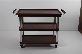 Ydg SA03 Ahşap Servis Arabası, 3 Katlı, 103x49x94 cm