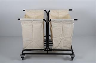 Ydg ÇA03 İki Torbalı Çamaşır Arabası, 102x60x86 cm