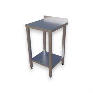 Çalışma Tezgahı Taban Raflı, Inox 430, 50x50x85 Cm