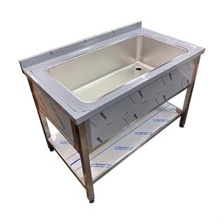 Ydg Sebze Yıkama Tezgahı, Paslanmaz Çelik, 120x70x85 cm