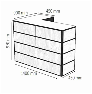 Venarro Radagast DYF - FT, Fırın Önü Tezgahı ( Mermersiz)