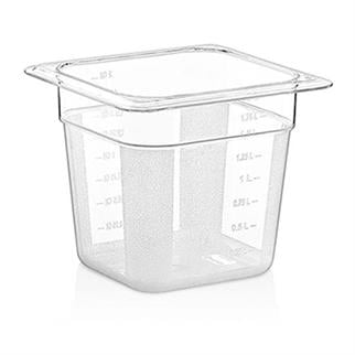 World Plas WP-16150 1/6 150 Polikarbon Gastronom Küvet, 50 Adet