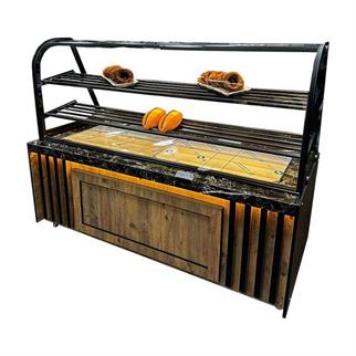 Ydg Vitrin Tip Isıtmalı Börek Teşhir Tezgahı, 200x90x155 cm