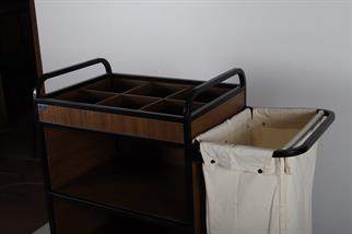 Ydg KT01-A Kat Temizlik Arabası, Tek Torbalı, 115x50x130 cm