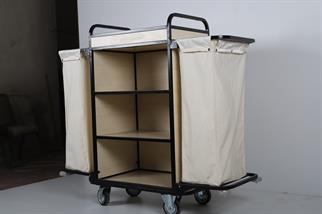 Ydg KT01 Kat Temizlik Arabası, İki Torbalı, 143x50x130 cm