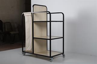 Ydg KT03 Kat Temizlik Arabası, 3 Katlı Raf, 92x52x106 cm