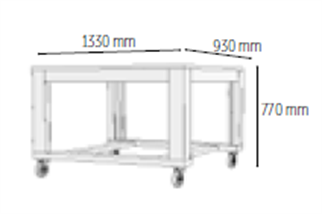 Venarro Gusto DYK-1810G, Konveyörlü Pizza Fırını, 135 pizza/saat, Doğalgazlı 