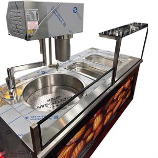 Ydg Tulumba Pişirme Tezgahı, Elektrikli, 180x70x85/135 Cm