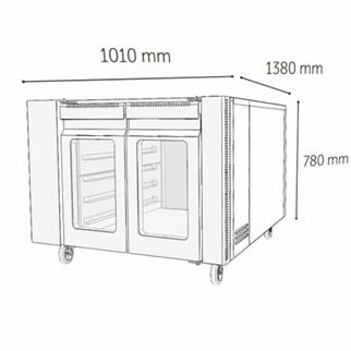 Venarro Venardi DEF-DM Patisserie Fırın Mayalandırma Kabini, 10 Tepsi Kapasiteli, 40x60 cm, Elektrikli