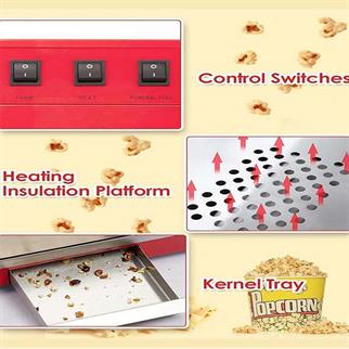 Vosco VJY-826 Arabalı Patlamış Mısır Makinesi, Otomatik