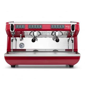 Simonelli Appia Espresso Kahve Makinesi, Otomatik, 2 Gruplu, Yüksek Kaşık, Kırmızı, APPIA2-K