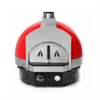 Empero EMP.SPO.H-70-R Gazlı Taş Tabanlı Pizza Fırını, Kırmızı, Ø 70 cm
