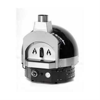 Empero EMP.SPO.H-60-W-B Odunlu Taş Tabanlı Pizza Fırını, Siyah, Ø 60 cm