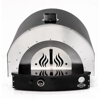 Empero PLF.PLS.D5-B Gazlı Taş Tabanlı Pizza Fırını, Siyah, 60x60 cm
