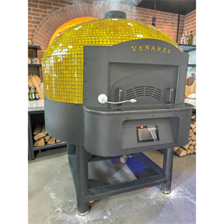 Venarro Fiamma DYK-07, Döner Tabanlı Gazlı Pizza Fırını, Oval, 75 pizza / saat