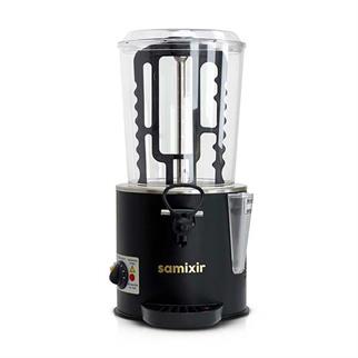 Samixir SC10.AB Panoramik Sıcak İçecek Dispenseri, 10 Litre, Karıştırıcılı, Siyah
