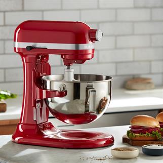 Kitchen Aid Heavy Duty Stand Mixer - Empire Red 5.2 Lt. 5KSM55SXXEER