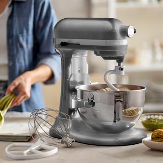 Kitchen Aid Heavy Duty Stand Mixer - Contour Silver 5.2 Lt. 5KSM55SXXECU