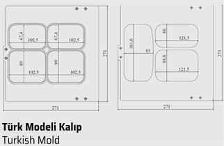 Empero EMP.TKM.02 Tabak Kapatma Makinesi, Türk Kalıplı