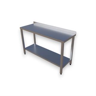 Çalışma Tezgahı Taban Raflı, Inox 430, 140x50x85 Cm