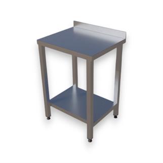 Çalışma Tezgahı Taban Raflı, Inox 430, 60x50x85 Cm