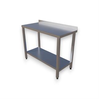 Çalışma Tezgahı Taban Raflı, Inox 430, 110x50x85 Cm